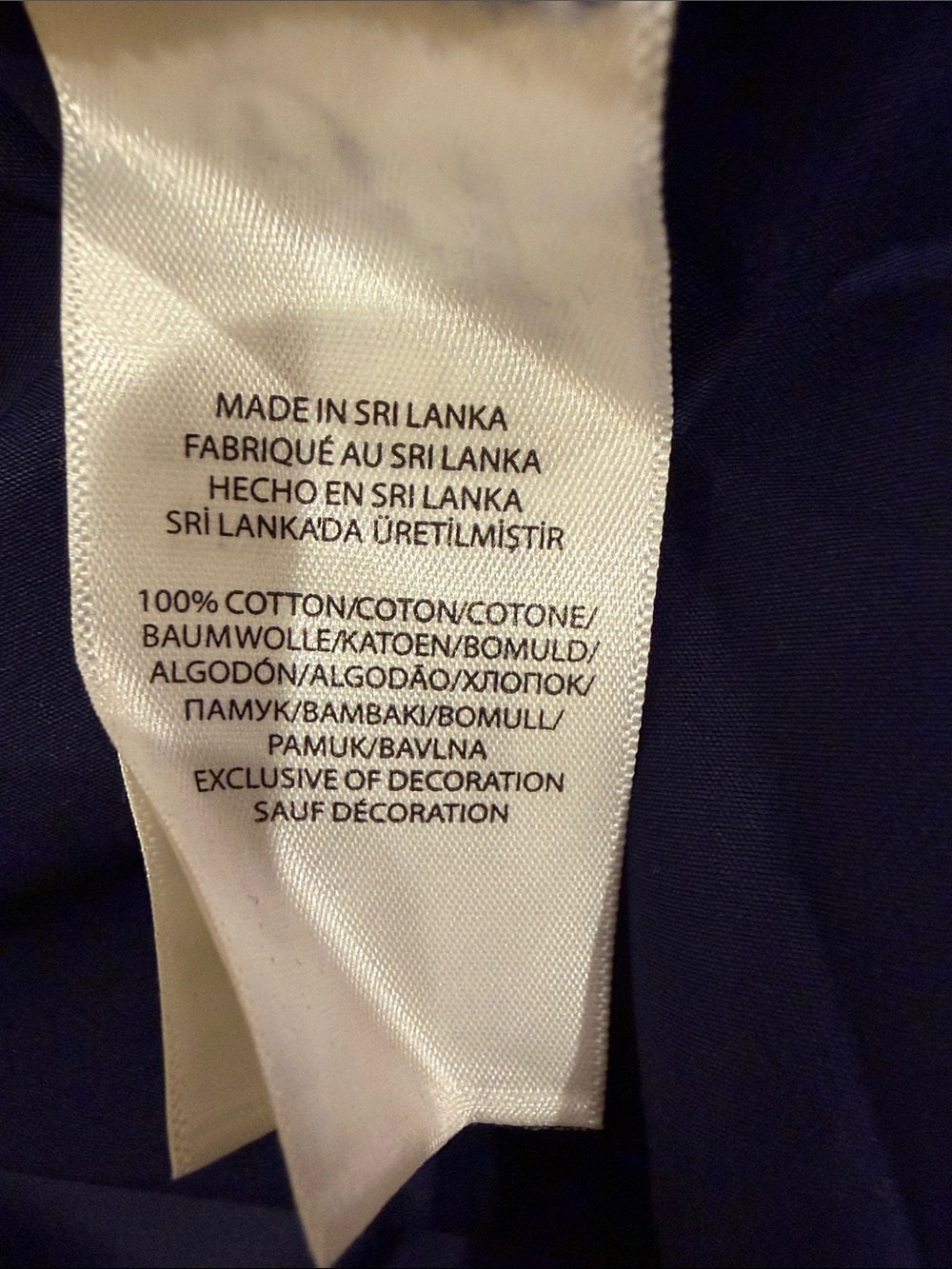 🔥CLEARANCE🔥 NWOT Ralph Lauren Navy Short-Sleeve Cotton T-shirt Midi Dress, Size - Picture 9 of 10
